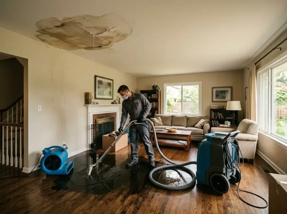 attic-pipe-burst-ceiling-drip-008 — frequently asked questions, Water Damage Restoration & Carpet Care in Lakeside, VA